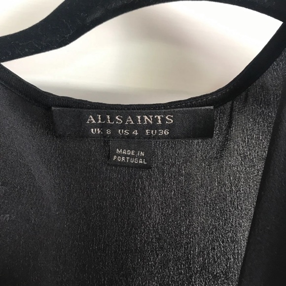 All saints wrap dress Black - Picture 7 of 8